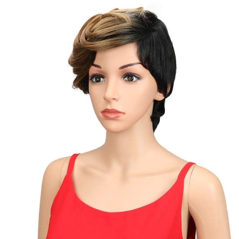 Short Wavy Synthetic Heat Resistant Synthetic Wigs - Trendycomfy