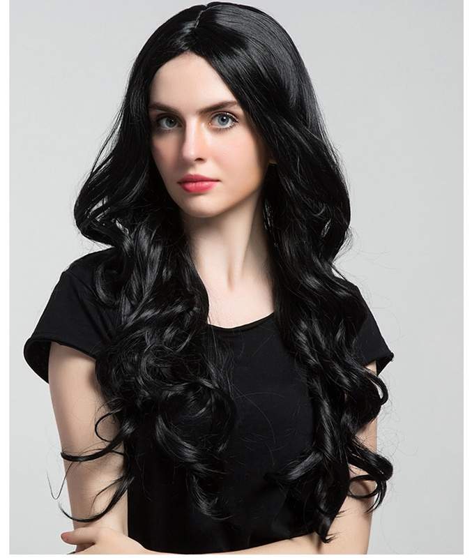 24 Inches Long Synthetic Natural Hair Wigs - Trendycomfy