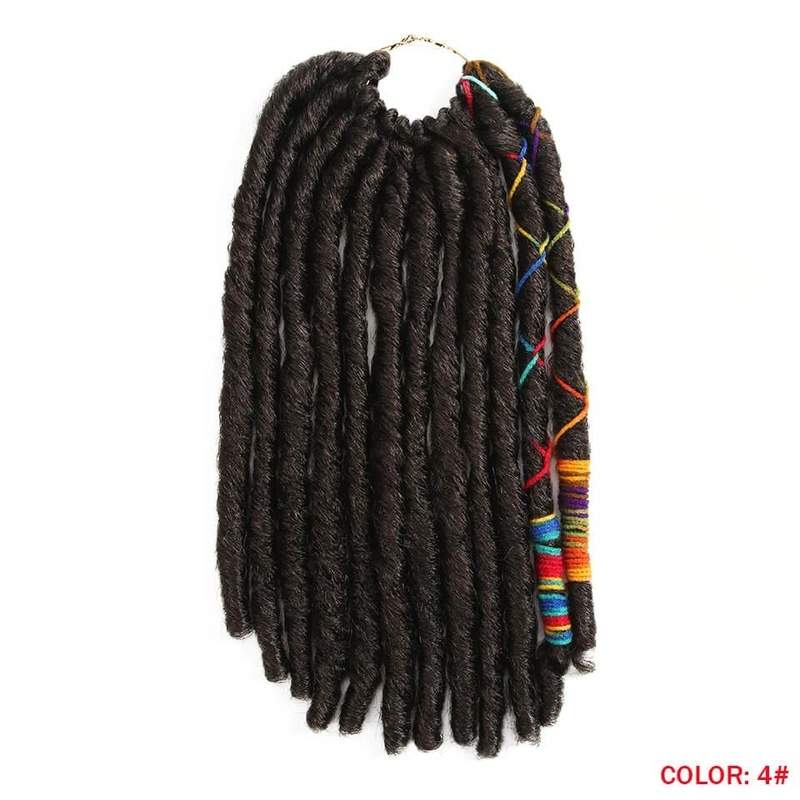 12Inch 12Strands Faux Braids Crochet Hair - Trendycomfy