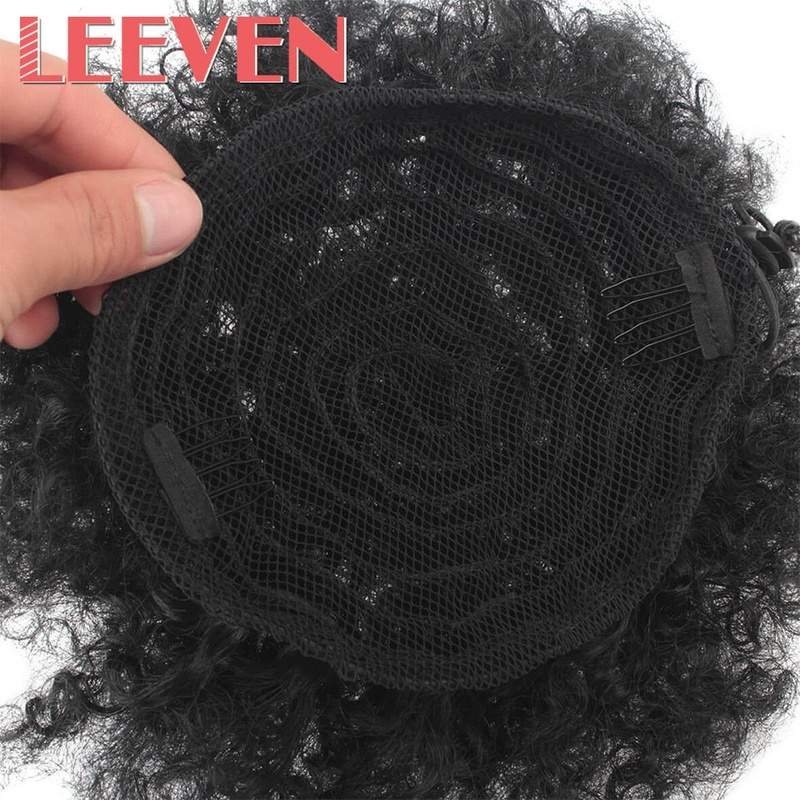 Ponytail High Hair Puff Clip in Chignon Bun Hairpiece Afro Kinky Curly Synthetic Drawstring ponytail Hair Extensions - Trendycomfy